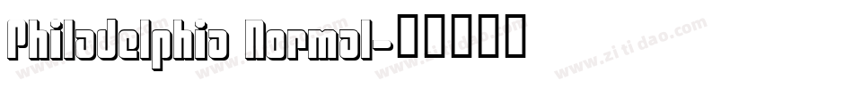 Philadelphia Normal字体转换